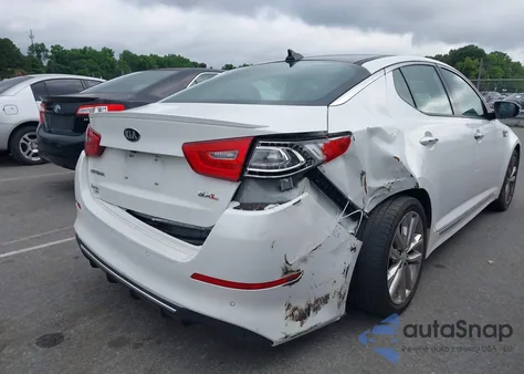 2015 Kia Optima Sxl Turbo z USA, uszkodzony, nr VIN 5XXGR4A69FG443396